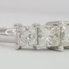 Princess Cut Diamonds 5 Five Stone Platinum Ring GIA 3.24 ct Retail 12,000