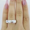 TACORI Sculpted Crescent 111-6 6mm Men's 18k White Gold Wedding Band Rtl 2,200