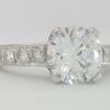 Tacori Platinum Hand Engraved Engagement Ring 0.3 ct Model HT2196 Retail 4,930