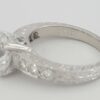 Tacori Platinum Hand Engraved Engagement Ring 0.3 ct Model HT2196 Retail 4,930