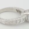 Tacori Platinum Hand Engraved Engagement Ring 0.3 ct Model HT2196 Retail 4,930