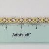 Vintage 1.76 ct Round Cut Diamonds 14K Gold Ribbon Tennis Bracelet 31 Grams 6"