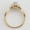 Neil Lane Bridal 0.88 ct 14K Round Cut Crossover Halo Engagement Ring Rtl 2.5k