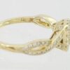 Neil Lane Bridal 0.88 ct 14K Round Cut Crossover Halo Engagement Ring Rtl 2.5k