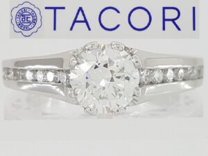 TACORI 18K Gold Neotare 280065 Semi-Mount Engagement Ring 0.48 ct Retail 5,600