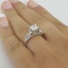 Princess Ideal Cut Diamond Engagement Ring 1.05 ct D VS2 GIA Retail 7,500