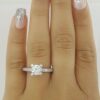 0.5 ct TACORI Crescent Platinum Semi-Mount Diamond Engagement Ring 5.6K