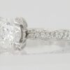 0.5 ct TACORI Crescent Platinum Semi-Mount Diamond Engagement Ring 5.6K