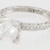 0.5 ct TACORI Crescent Platinum Semi-Mount Diamond Engagement Ring 5.6K