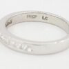 0.44 ct 14K White Gold Channel Set Princess Cut Diamond Wedding Anniversary Band