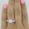0.78 ct TACORI Platinum Semi-Mount Engagement Ring Rtl 8,020