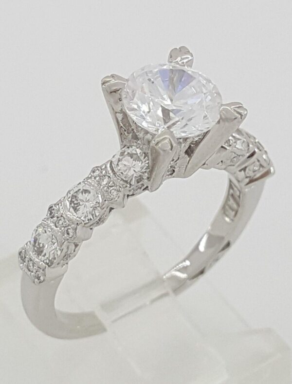 0.78 ct TACORI Platinum Semi-Mount Engagement Ring Rtl 8,020