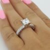 0.78 ct TACORI Platinum Semi-Mount Engagement Ring Rtl 8,020