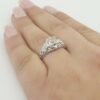 Art Deco Vintage 18k Gold Old European Diamond Engagement Ring 0.79 ct