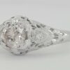 Art Deco Vintage 18k Gold Old European Diamond Engagement Ring 0.79 ct