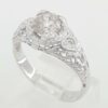 Art Deco Vintage 18k Gold Old European Diamond Engagement Ring 0.79 ct