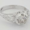 Art Deco Vintage 18k Gold Old European Diamond Engagement Ring 0.79 ct
