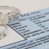 0.77 ct 14K White Gold Round Cut Diamond Engagement Ring EGL Rtl 6,635