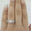 0.77 ct 14K White Gold Round Cut Diamond Engagement Ring EGL Rtl 6,635