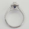 Vera Wang Love 0.75 ct Oval Diamond Double Halo Engagement Ring 14k Rtl 2,500