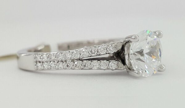 TACORI Simply Tacori 3001 18k White Semi-Mount Engagement Ring 0.34 ct Rtl 3180