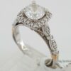 Verragio Venetian 136CU 14K Gold Cushion Halo Semi-Mount Engagement Ring 3,250