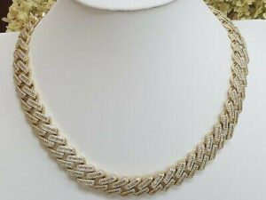 Cuban Chain Diamond 29.28 ct 14K Yellow Gold 17.3 mm Necklace 347.8 Grams 22"