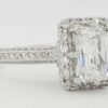 0.37 ct Simply TACORI 2502EMP Platinum Semi-Mount Engagement Ring Rtl 5,270