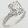 0.37 ct Simply TACORI 2502EMP Platinum Semi-Mount Engagement Ring Rtl 5,270