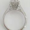 0.37 ct Simply TACORI 2502EMP Platinum Semi-Mount Engagement Ring Rtl 5,270