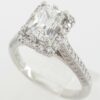0.37 ct Simply TACORI 2502EMP Platinum Semi-Mount Engagement Ring Rtl 5,270