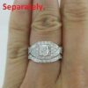 Neil Lane Bridal® 1.85 ct 14K Cushion Cut Crossover Halo Engagement Ring Rtl 8k