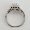 Neil Lane Bridal® 1.85 ct 14K Cushion Cut Crossover Halo Engagement Ring Rtl 8k