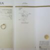 Bezel Set Fancy Yellow Diamond Solitaire Engagement Ring 0.75 ct 18K Gold GIA