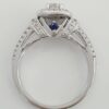 Vera Wang Love 14K 0.75 ct Round Diamond Halo Frame Engagement Ring Rtl 2,779