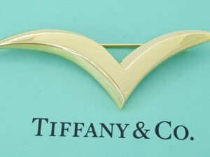 Tiffany & Co 1980s Vintage 18K Yellow Gold Seagull Brooch Brooch / Pin LARGE 2