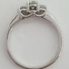 14k & Platinum 3-Stone 0.45 ct Round Brilliant Cut Diamond Engagement Ring