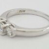 14k & Platinum 3-Stone 0.45 ct Round Brilliant Cut Diamond Engagement Ring