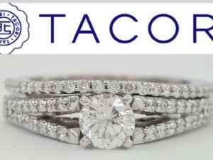 Simply Tacori 2632RD Round Diamond Engagement Ring Set 0.81 ct 18K 4,610