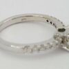 0.8 ct 18k Gold Invisible Set Princess & Round Cut Diamond Engagement Ring Size7