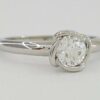 Fred of Paris Fleur Celeste Platinum 0.50 ct Round Diamond Engagement Ring G/VS2