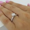 Fred of Paris Fleur Celeste Platinum 0.50 ct Round Diamond Engagement Ring G/VS2