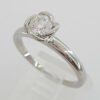 Fred of Paris Fleur Celeste Platinum 0.50 ct Round Diamond Engagement Ring G/VS2