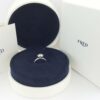 Fred of Paris Fleur Celeste Platinum 1.32ct Round Diamond Engagement Ring D/VVS1