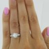 Fred of Paris Fleur Celeste Platinum 1.32ct Round Diamond Engagement Ring D/VVS1