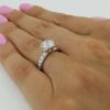 Fred of Paris Fleur Celeste Platinum 1.32ct Round Diamond Engagement Ring D/VVS1