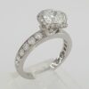 Fred of Paris Fleur Celeste Platinum 1.32ct Round Diamond Engagement Ring D/VVS1