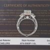 1.88 ct Verragio Venetian AFN-5063P 18k Princess Cut Halo Engagement Ring GIA
