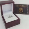 1.88 ct Verragio Venetian AFN-5063P 18k Princess Cut Halo Engagement Ring GIA
