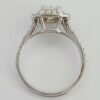 1.39 ct 14K Gold LEO Princess Cut Diamond Double Halo Engagement Ring H/VS1 8K